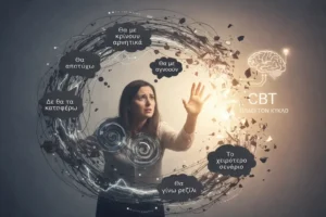 Read more about the article Γιατί Νιώθεις Παγιδευμένος; Πώς η CBT Σπάει τον Κύκλο του Άγχους.